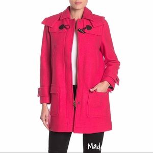 Joules Wool Blend Duffle Toggle Coat US SZ 10